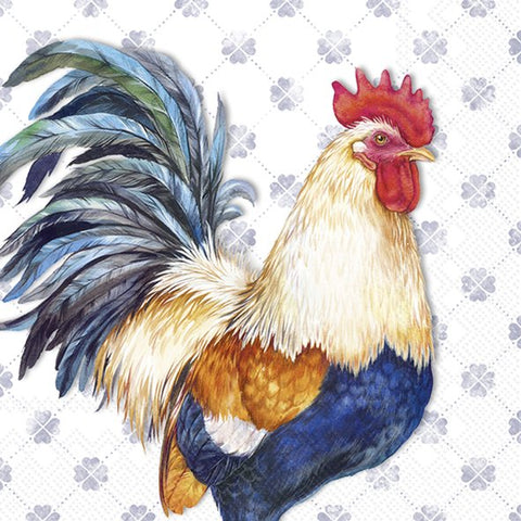 Albert rooster blue