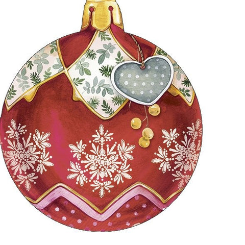 Jólaservíettur - jólakúla