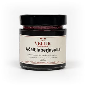 Aðalbláberjasulta frá Völlum í Svarfaðardal